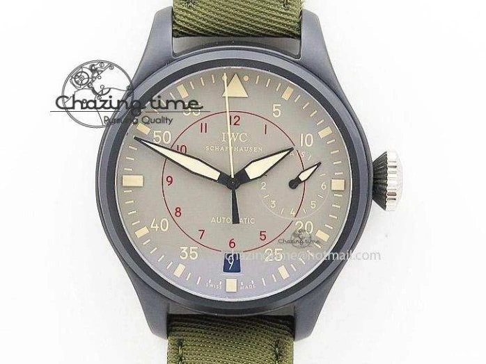 MIROTIME 1226 Big Pilot Real PR IW500433 “Muhammad Ali” ZF Best Edition On Black Leather Strap A UrbanChic 7294